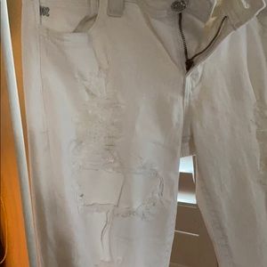 Miss Me capris white